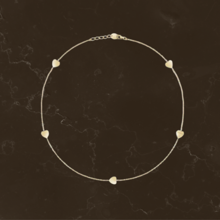 Collana in oro giallo 9 kt con diamanti Salvini